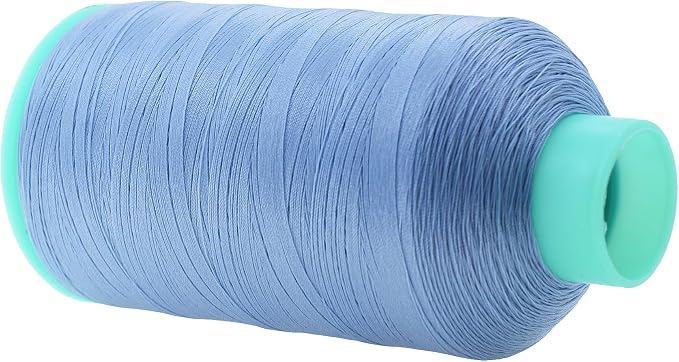 Mandala Crafts Bonded Nylon Thread Light Blue Heavy Duty Sewing Threads - Image 2