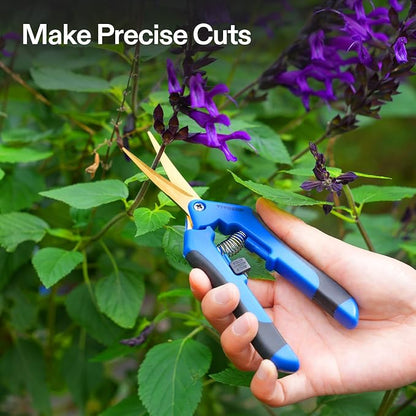 VIVOSUN 6-Pack 6.5 Inch Gardening Scissors Hand Pruner Pruning Shear - Image 2