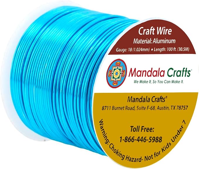 Mandala Crafts 18 Gauge Anodized Aluminum Craft Wire - Image 2