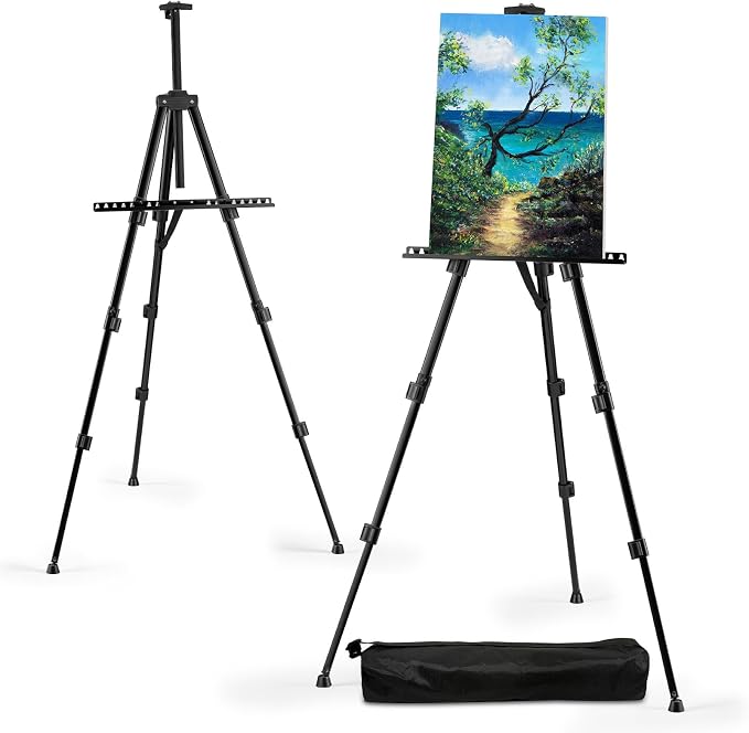 Art Painting Display Artist Easel Stand, Ns Jymb Portable Metal Adjustable by Ns+Jymb