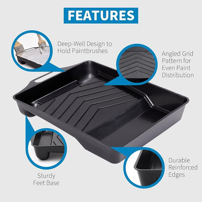 Precision Defined Paint Trays, Paint Roller Trays Liner, Plastic Paint Pan - Image 4