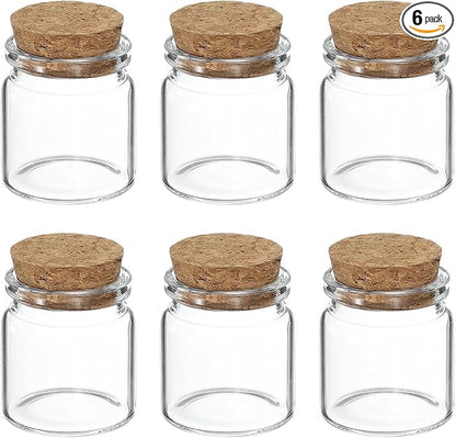 uxcell 6Pcs Mini Glass Bottles by uxcell