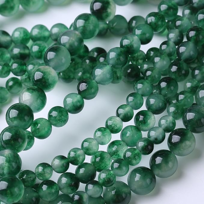 32PCS 12MM Aquatic Agate Stone Beads Energy Healing Beads - Image 3