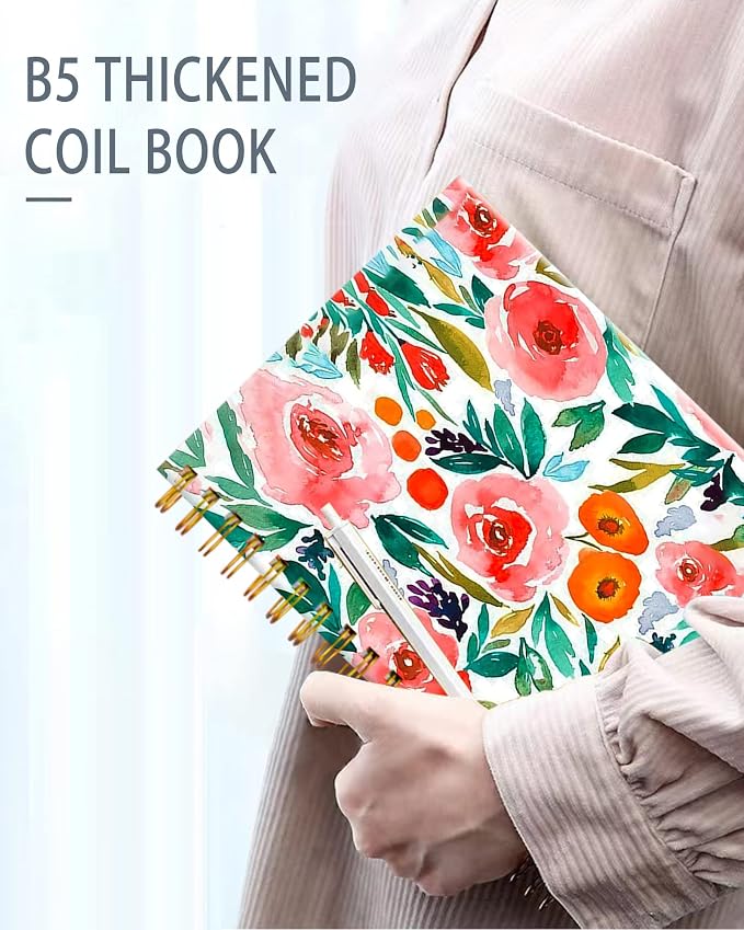 iampanda Spiral Journal Notebook, Cute Strong Twin-Wire Binding - Image 4