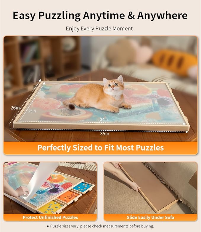Join&Joy 1500 Piece Puzzle Board Pro, - Image 6