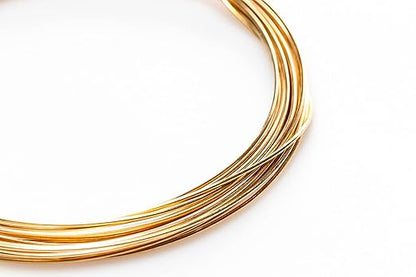 16 Gauge, Jeweler's Brass Wire, Dead Soft, CDA #230 Alloy Jewelry Grade Made in - Image 2