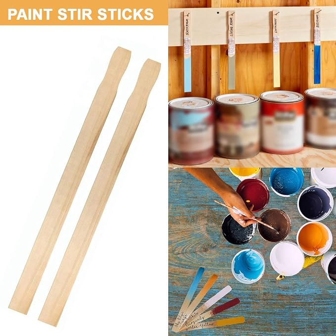 Wooden Paint Stir Sticks - Image 4