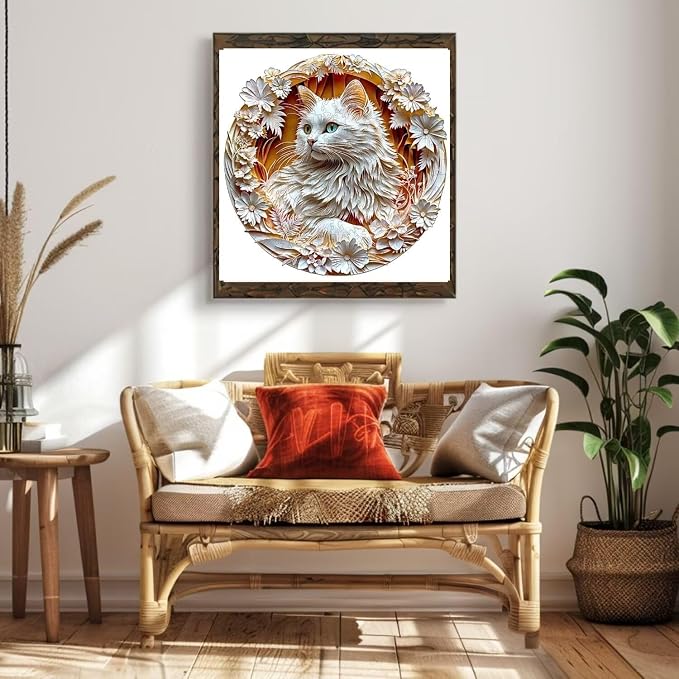 Wooden Puzzles Adults, 3D Cute Cat Wooden Puzzles 100 Pieces, Unique Animal - Image 7