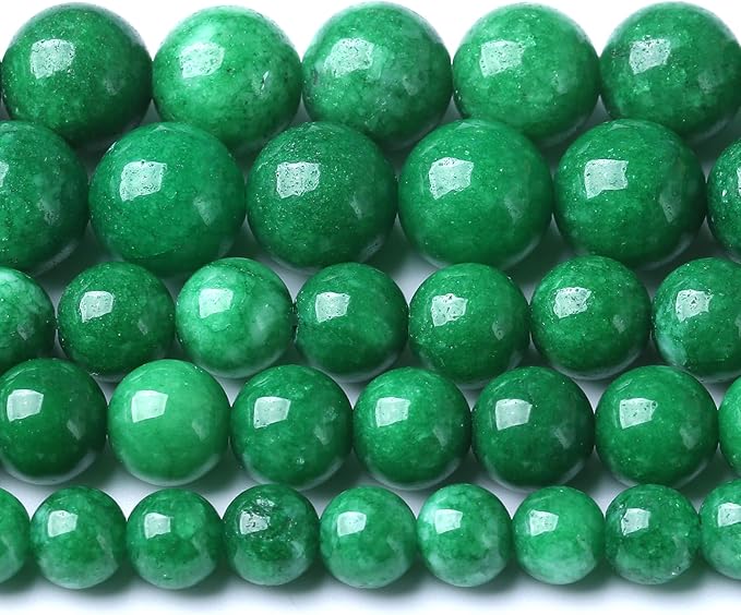 12MM Blackish Green Cloudy Chalcedony Stone Beads Round Loose Beads by Unknown