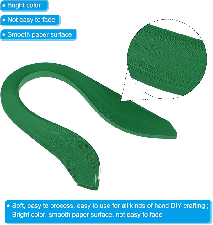 PATIKIL Quilling Strips Paper 600pcs 5mm 39cm Origami Paper Quilling Kits - Image 3
