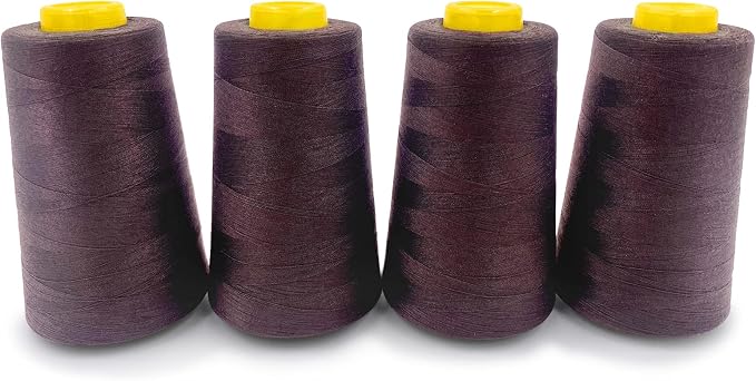 Tortoise 4 Cones of 3000 Yards Each Spool Thread by TORTOISETHREAD