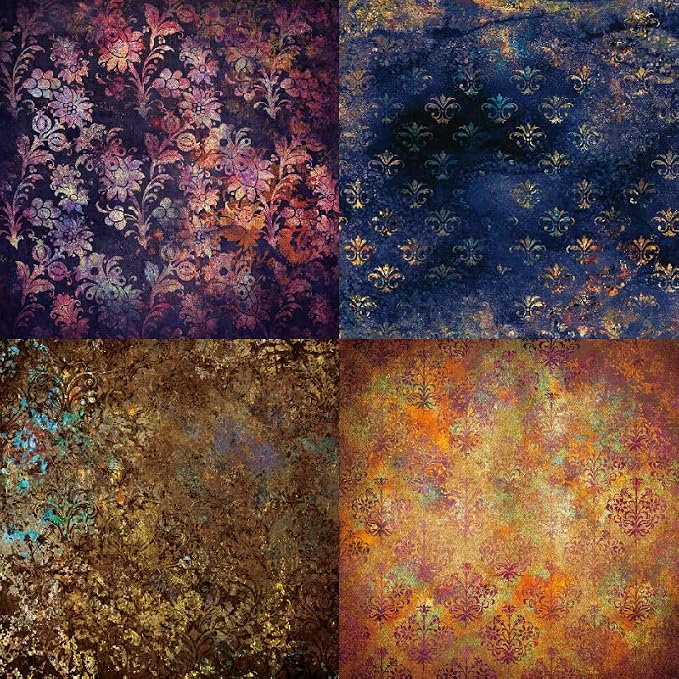 Aesthetic Scrapbook Paper Pad Vintage Patterned Paper 6×6, 24 Sheets - Image 4