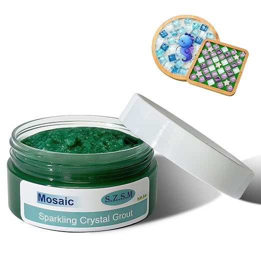 Mosaic Grout for Crafts, Sparkling Colorful Crystal Sealant is Specially by Unknown