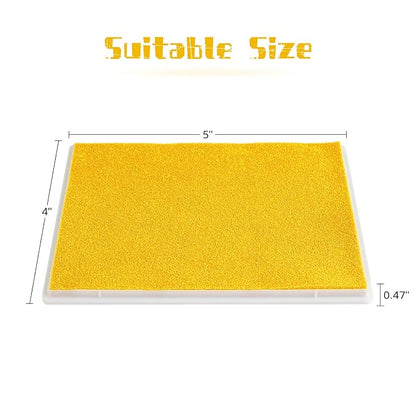 Ink Pad, 5x4'' Washable Non-Toxic Ink Stamp Pad - Image 2