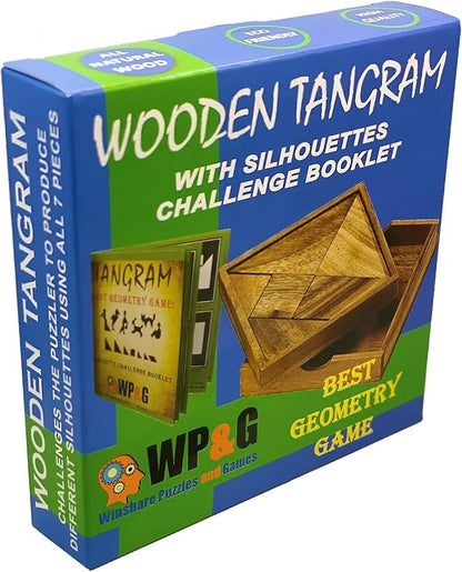Tangram Wooden Puzzle Geometry Game, - Image 6