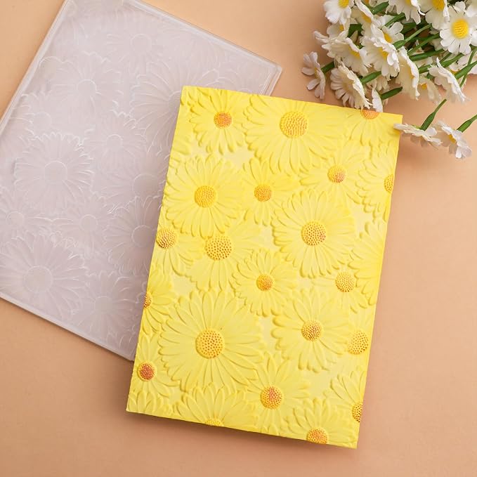 BAOFALI 3D Embossing Folder for Card Making, Beautiful Sunflower Plastic - Image 9