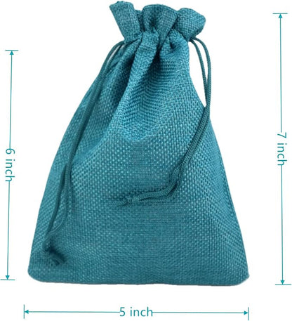 Palmhomee Pack of 25 Burlap Gift Bags - Image 3