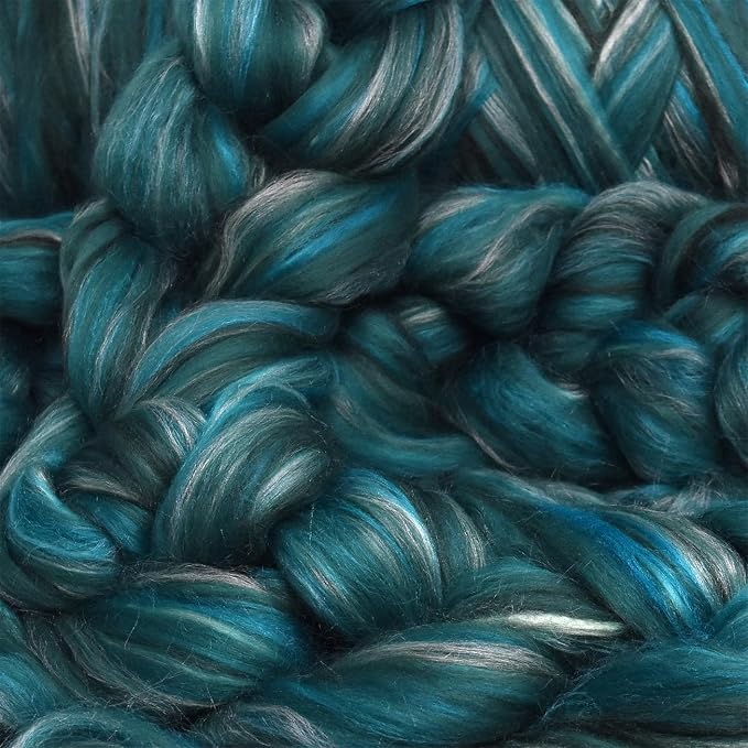 Merino Silk Luxe Tonal Designer Blend. Superfine Merino, Mulberry Silk - Image 6