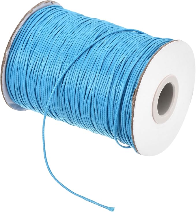 MECCANIXITY Waxed Cord 1.2mm Waxed Polyester Cord 175 Yard Wax String by MECCANIXITY