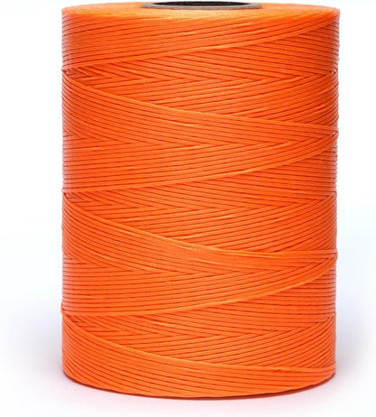 Waxed Thread, 852Yards 150D 0.8mm Flat Polyester Wax Thread by EXKALAFUL