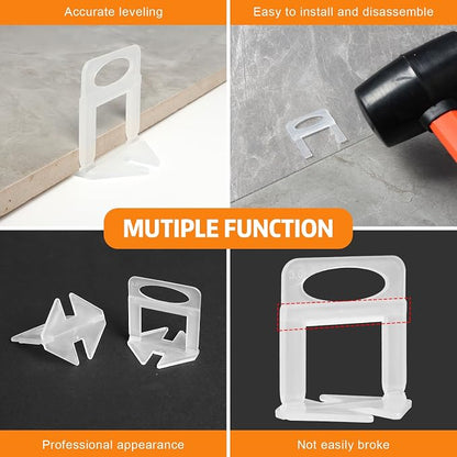 DGSL Tile Leveling System, 3500-Piece Tile Spacers Clips 1/16 Inch Tile Tools - Image 3