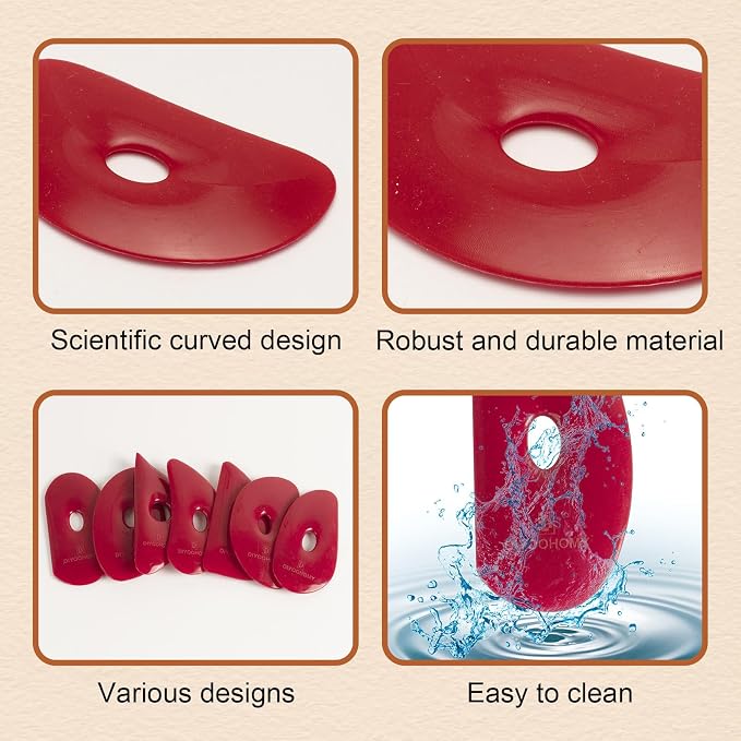 DIYOOHOMY Pottery Ribs for Pottery Tools and Clay Tools, Soft Silicone Ceramic - Image 4