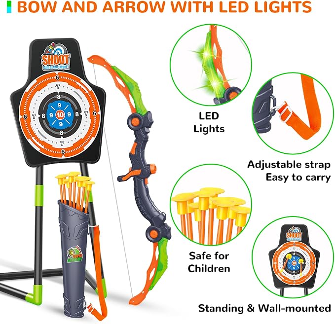 GMAOPHY 2 Pack Bow and Arrow Toy - Image 6