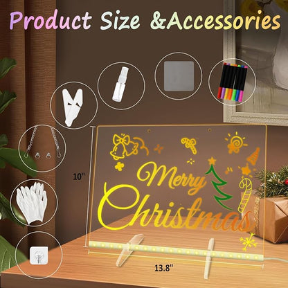 Led Note Board with 7 Colors, 13.8“X10” Lumiboard Led Drawing Board - Image 2