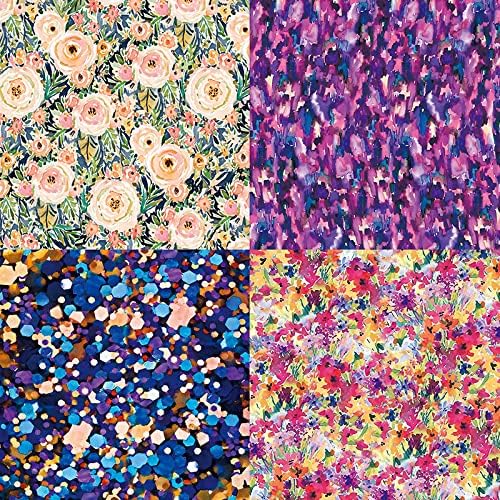 DESEACO 6x6 Floral Scrapbook Paper, 24 Sheets, Single-Sided - Image 2
