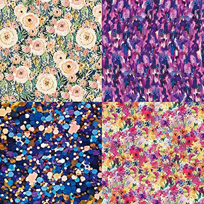 DESEACO 6x6 Floral Scrapbook Paper, 24 Sheets, Single-Sided - Image 2