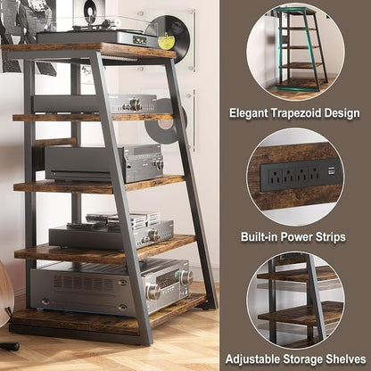 Armocity 5-Tier AV Media Stand - Image 4
