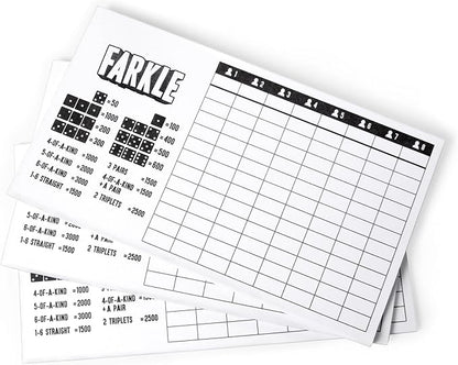 Brybelly Farkle Scorecards – Set of 75 Replacement Score Sheets - Image 2