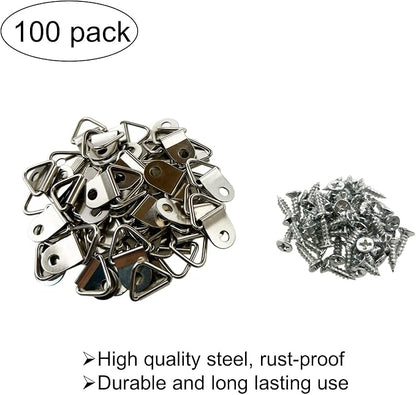 Silver Triangle Ring Picture Hangers - Image 2