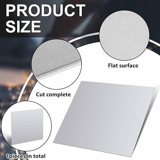 Hicarer 1 Pcs Mild Steel Sheet Cold Rolled 18 Gauge Metal Plate Weldable Metal - Image 3