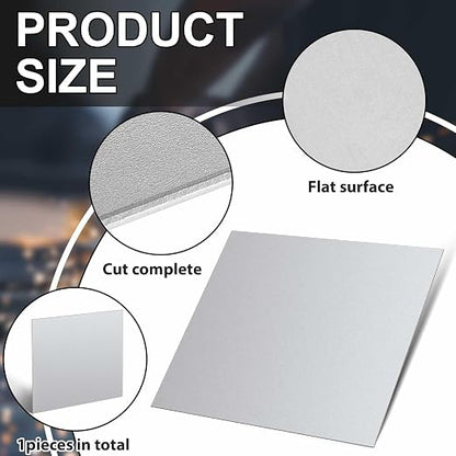 Hicarer 1 Pcs Mild Steel Sheet Cold Rolled 18 Gauge Metal Plate Weldable Metal - Image 3