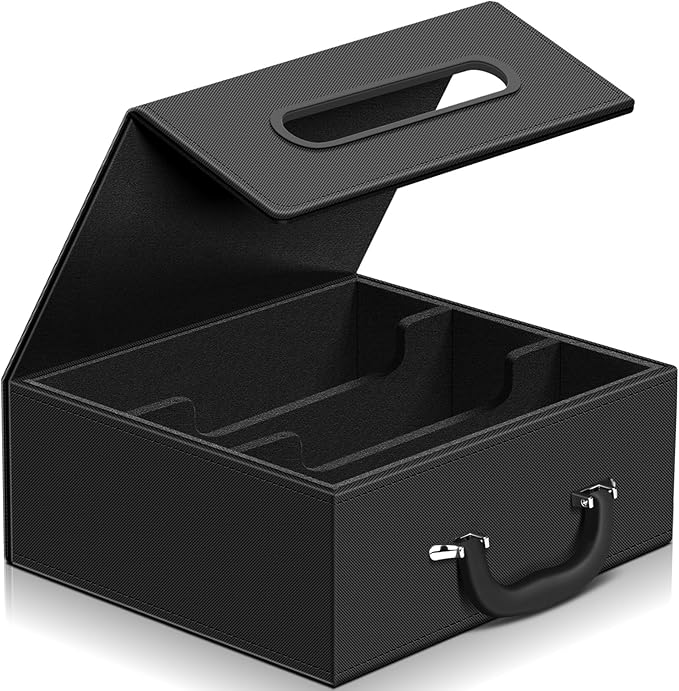 110+ Magnetic Card Holder Card Deck Case, Leather Magnetic Closure Commander by Homthy