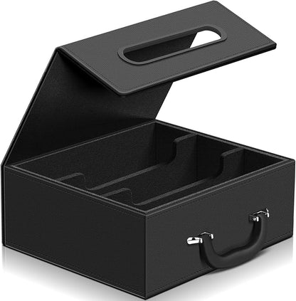 110+ Magnetic Card Holder Card Deck Case, Leather Magnetic Closure Commander by Homthy