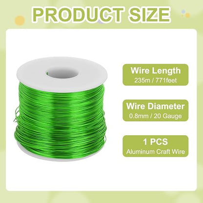 MECCANIXITY 20 Gauge Anodized Aluminum Craft Wire Bendable Bonsai Training Wire - Image 2