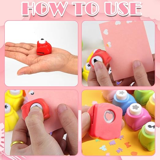 Paper Punches, Punch Craft Set Punches, Hole Punch Shapes Scrapbooking Supplies - Image 4