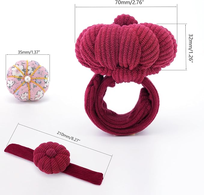 Wrist Pin Cushions, Sewing Needle Cushion kit - Image 2