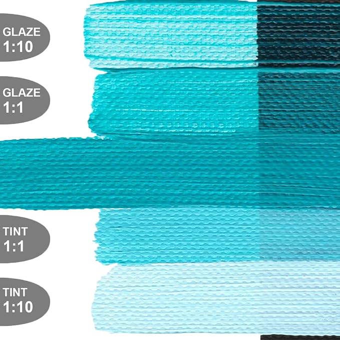 OPEN Slow-Drying Acrylics by GOLDEN, Cobalt Teal, 5 fl oz. tube, Professional - Image 5