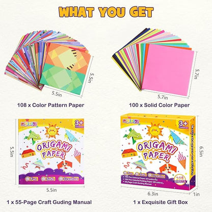 pigipigi Craft Origami Paper for Kids - Image 6