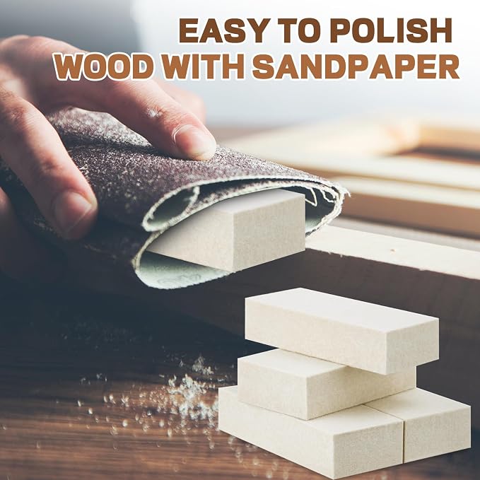 4 Pcs Thickened Felt Blocks Wool Soft Felt Squeegee Automotive Vinyl Wrapping - Image 5