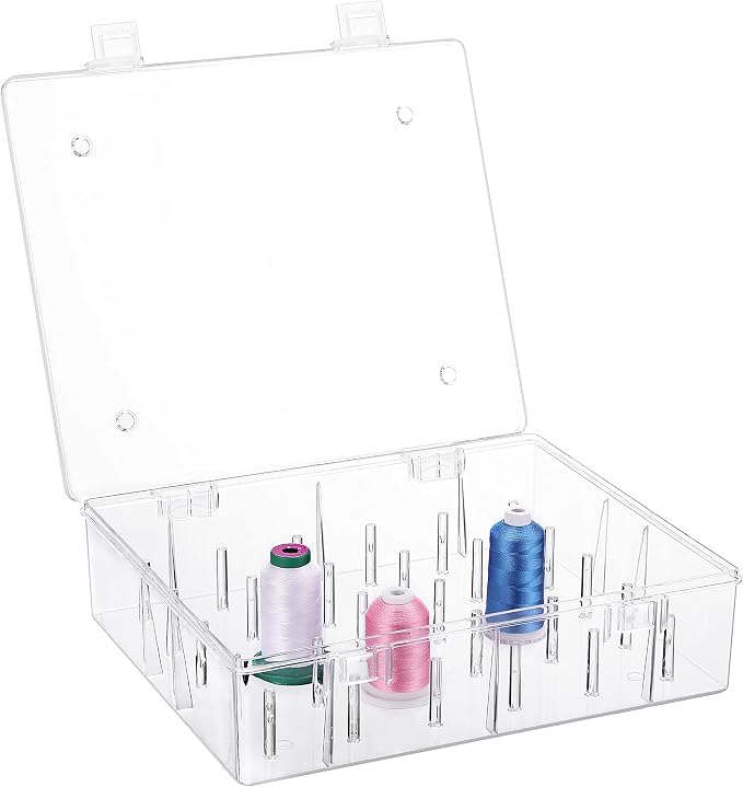 New brothread Tall and Clear Storage Box/Organizer by Newbrothread