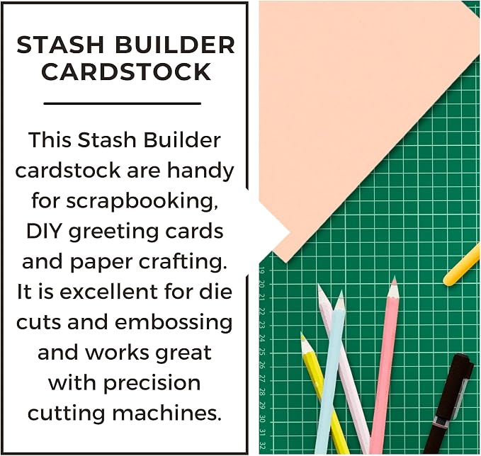 PA Paper Accents Stash Builder Textured Cardstock 8.5" x 11" Textured Berry - Image 3