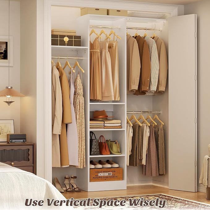 48" Small Closet Organizer, 4FT Small Closet System - Image 2