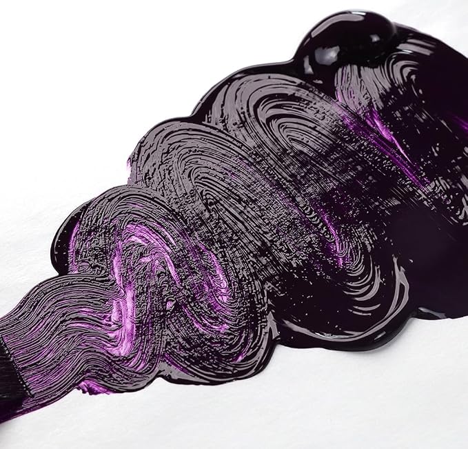 OPEN Slow-Drying Acrylics by GOLDEN, Permanent Violet Dark, 5 fl oz. tube - Image 2