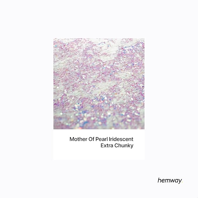 Hemway Polyurethane & Epoxy Resin Glitter 100g / 3.5oz Metallic Crystal Flake - Image 2