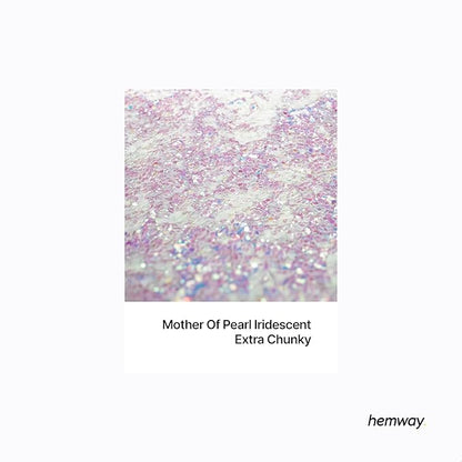 Hemway Polyurethane & Epoxy Resin Glitter 100g / 3.5oz Metallic Crystal Flake - Image 2