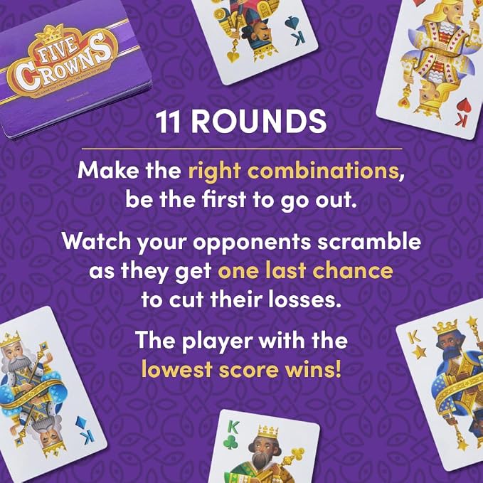 PlayMonster Five Crowns — The Game Isn't Over Until the Kings Go Wild! — 5 - Image 4